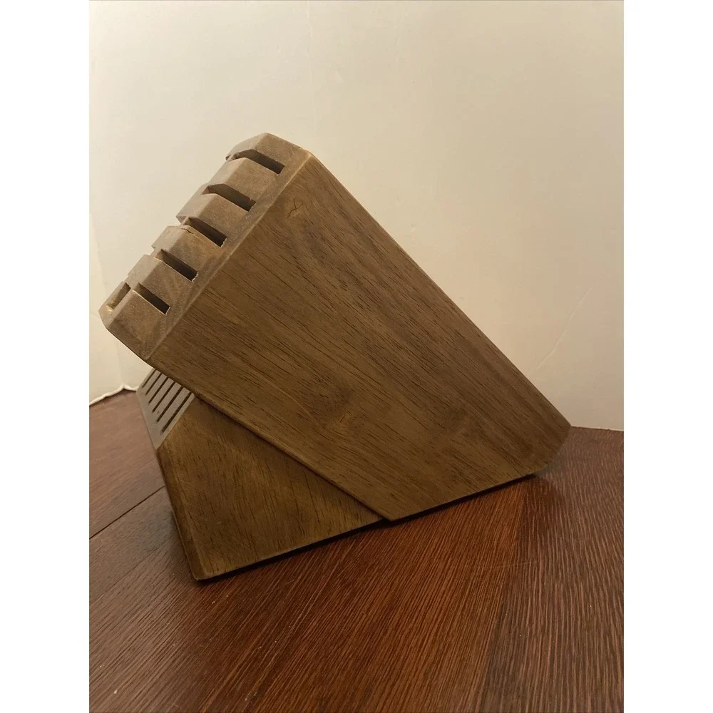 J.A.‎ Henckels 16-Slot Solid Wood Knife Block Holder - Block Only